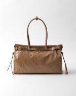 Prada Bonnie Large Leather Handbag